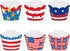Attractive Patriotic Cupcake Liners Red, White And Blue Themed Party Decorations Baseball Events Beautiful Decorations For Independence Day Celebr...