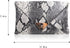 Mily Women's Clutch Bag Messenger Shoulder Handbag Tote Bag Purse-Snakeskin clutch Envelope...