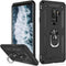 IKAZZ Galaxy S9 Plus Case, Heavy Duty Protective Phone Cover, Shockproof, Magnetic Kickstand, Black...