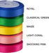 VATIN Solid Color Double Sided Polyester Satin Ribbon 10 Colors 3/8" X 5 Yard Each Total 50 Yds Per Package Ribbon Set, Perfect for Gift Wrapping,...