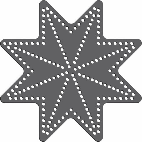 Rhinestone Genie Quilting 025 Magnetic Rhinestone Template, Black...