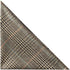 King & Priory Brown & White Dogtooth Check Tweed Pocket Square, Handkerchief, Houndstooth...