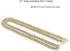 47'' Light Metal Crossbody Purse Chain Straps Replacement for Bag Handbag (Light Gold)...