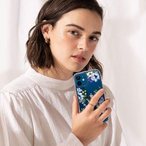 CYRILL Cecile Designed for iPhone 12/12 Pro Case Floral Clear for Women, Compatible with iPhone 12 Pro Case (2020) - Midnight Bloom...