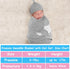 3 Pack Preemie Swaddle Blanket with Hat Set Preemie Hats Baby Receiving Blanket Swaddle Wrap for Preemie Newborn (Classic Style)...