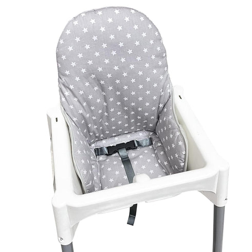 Cotton Seat Covers for IKEA Antilop Highchair,Cotton Surface and Cotton Padded,Forest Pattern Foldable Baby Highchair Cover for IKEA Child Chair C...