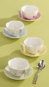 Lenox Butterfly Meadow Figural Cup and Saucer Set, Yellow...