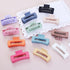 Sisiaipu 4.1 Inch Large Hair Claw Clips 12 Pcs Big Claw Clips for Thick Hair Square Hair Clips Jumbo Jaw Clips Bulk Hair Accessories for women and...