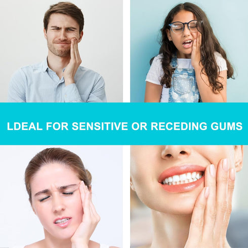 4Pcs Soft Bristle Toothbrush Soft Micro Nano Toothbrush with 20000 Bristles Extra Soft Toothbrush for Sensitive Teeth Soft Manual Toothbrush for A...