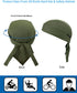 Sweat Wicking Doo Rag Cooling Dew Rag Helmet Liner Large Motorcycle Do Rags Head Wrap Bandana Skull Caps for Men and Women...