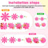 18 Pcs Paper Flowers Decorations for Wall DIY Paper Flower Bulletin Board 3D Fiesta Paper Floral Backdrop Decoration for Photo Backdrop Classroom ...