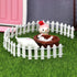 ONEST 3 Pieces Miniature Fairy Garden Fence Mini Wood Ornament Fence Fairy Garden Fence Supplies for Home Garden Plant Decorations...