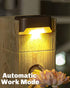 Solar Deck Lights Outdoor 8 Pack, Solar Lights Outdoor for Patio Brown Solar Step Lights LED Waterproof Lighting for Outdoor Stair, Deck,Patio,Yar...
