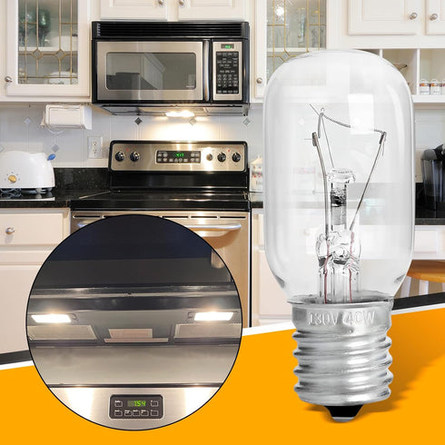 UP2WIN Light Bulbs Compatible with GE Microwave Oven - WB36X10003 Microwave Light Bulb Lamp Compatible with GE Whirlpool Maytag Frigidaire Kenmore...