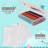 1 PCS Pencil Box,Double Layer Large Capacity Pencil Box,Hard Pencil Case with Snap-tight Lid,Plastic Pencil Box for Office School Supplies Pen Box...