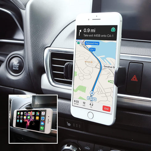 Kenu Airframe Pro | Universal Vent Car Phone Mount Holder for iPhone, Android, Pixel, Samsung, LG, Moto, Huawei, Nokia, and Large to XL Smartphone...