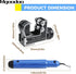 Mgoodoo 8 Pcs HVAC Repairing Tools, Air Conditioner Copper Tube Swage Tool with Expander Drill Bit Set, Copper Pipe Cutter and Deburring Tool for ...