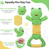Dog Squeak Toys Durable Plush Dog Toy with Crinkle Paper, Tug of War Pull Toys for Puppies, Interactive Dog Chew Toys for Small, Medium and Large ...