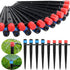 32 Pcs Drip Irrigation Emitters Drip Emitters for 1/4 Inch Tubing Irrigation Drippers Sprayer Adjustable 360 Degree Water Flow Drip for Garden Law...