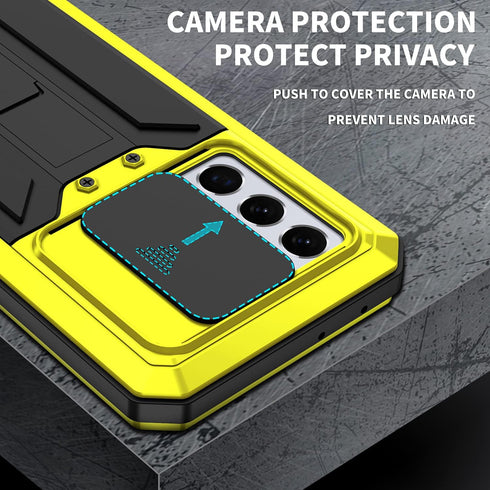 MIYI for Samsung Galaxy S21 Ultra Case, Aluminum Metal Gorilla Glass Waterproof Shockproof Military Heavy Duty Sturdy Protector Cover Hard Case fo...
