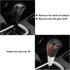 X AUTOHAUX Car Auto Automatic Gear Stick Shift Knob for Toyota Land Cruiser 4Runner 2003-2021 for Tundra for Lexus LX Black Carbon Fiber Pattern W...
