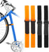 4 PCS Bike Rack Straps Reusable Bike Wheel Strap Adjustable Bike Straps for Rack Bike Straps with Durable Hook Bike Stabilizer Straps MTB Accessor...