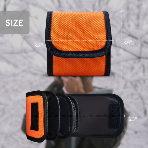 Professional Photography Filter Bag, Camera Lens Filter Bag Filter Entrainment Waterproof And Dustproof Anti-Fall Design, Suitable for 25mm-58m Fi...