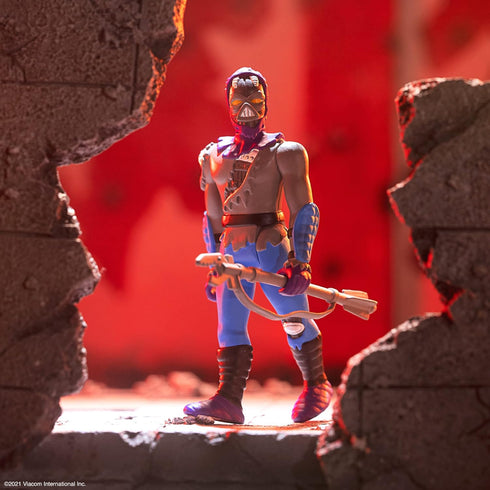 Super7 Teenage Mutant Ninja Turtles Damaged Foot Soldier 3.75 in ReAction Figure...