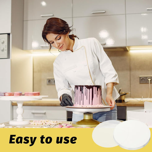 8 Inch/6 Inch Parchment Paper Sheets, 100 Sheets Disposable Round Baking Paper Precut Parchment Sheets Non Stick Cake Pan Liners for Pizza Maker P...