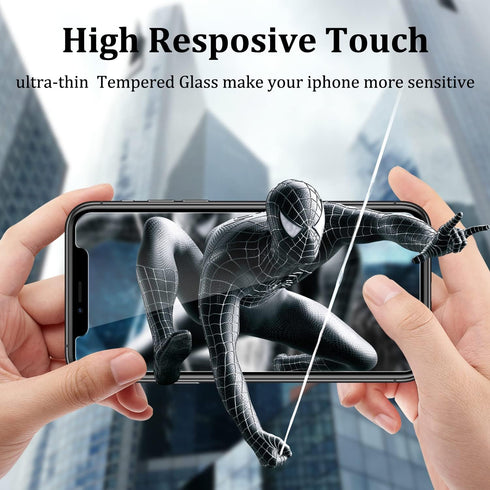 (2 Pack) Privacy Screen Protector for iPhone 11 Pro Max, iPhone Xs Max Privacy Screen Protector, Anti Spy Private Case Friendly Anti-Scratch 9H Te...