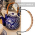 Luxshiny Rattan Metal Handle for Ceramic Pot Teapot Handle Replacement Whistleing Kettle Handle Grip for Chinese Teapot Ceramic Pottery Tea Pots...
