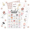 Bridal Shower Party 24 Players Bingo Game Set, Wedding Party Bingo Card, Home Large Groups Party Game Activities for Family and Friends, Adult Eng...
