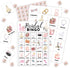Bridal Shower Party 24 Players Bingo Game Set, Wedding Party Bingo Card, Home Large Groups Party Game Activities for Family and Friends, Adult Eng...