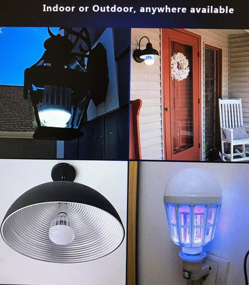 Bug Zapper Light Bulb 2 in 1 LED Light for Fruit Flies, Mosquito, Bug, Insect and Fly Control - Traps...