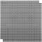 Lekebaby 2 Pack Classic Baseplates Building Base for Building Bricks, 10" x 10" Building Boards - 100% Compatible with Major Brands, Grey...