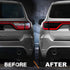 NDRUSH Blackout Taillight Vinyl Tint Film Precut Overlay Tail Light Wrap Cover Compatible with Dodge Durango 2014-2021...