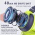 Headphone Kids Volume Limited 85/96dB Wired Over-Ear/On-Earr Foldable Headset with Inline Cable Aux 3.5mm Cord Mic for Boy Girl Child School PC No...