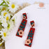 Puocaon Dangle Polymer Clay Cutters - 10 Pcs Basic Clay Cutters for Polymer Clay Jewelry, Drop Dangle Clay Earring Cutters, Rectangle Geometric Cl...