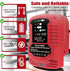 2A Car Charger for Milwaukee 18V M18 Battery, Replace for 48-59-1810, Mini Vehicle Charger for XC Lithium-ion Battery 48-11-1850 48-11-1852 48-11-...
