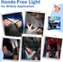 LED Flashlight Gloves with Waterproof Lights - Rechargeable Finger Light Stocking Stuffers for Men Dad Husband Cool Gadgets Tool Fishing Camping U...