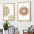 Mandala Stencils for Painting on Wood, 9Pcs 6 Inch Plastic Reusable Stencils for Crafts, Rangoli Stencils for DIY Projects, Painting & Home Decora...