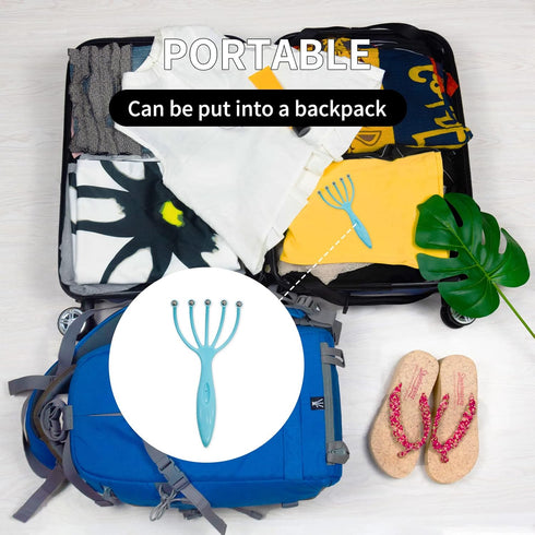 2Pack Head Massager for Hair Growth - Scalp Stimulating Handheld Massager for Deep Relaxation & Stress Reduction - Portable Spa Tool for Home, Off...