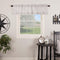 VHC Brands Annie Buffalo Check Farmhouse Kitchen Window Curtains- Lined Valance, 16x72, White &Grey...