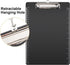 2 Pack Clipboards 8.5x11, Plastic Clipboards,Black Clipboard,Letter Size,Paper Clips,Nursing Clipboard,Paper Clip Holder,Document Holder,Writing B...