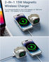 ?????????????? 2 in 1 Wireless Charging Station Magnetic Detachable, Wireless Magnetic Charger for Apple, Compatible with iPhone 15/14/13/12, Airp...