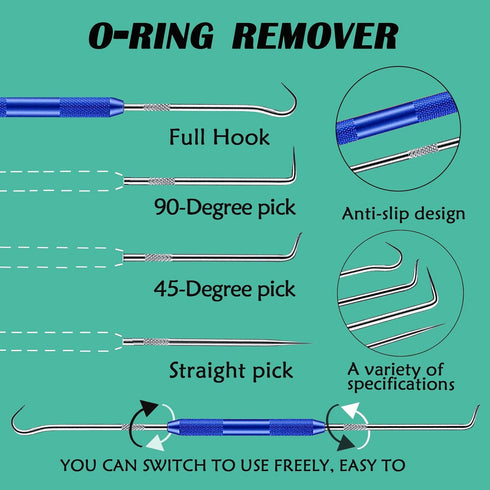 1140 Pcs 21 Size Faucet O-Ring Assortment Kit with Food Grade Silicone Grease Lubricating for Pressure Washer Rubber Oring Plumbers Seal Repair...