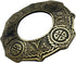 AAR Celtic Knot Antique Finish Fly Plaid Piper Brooch for 3" Diameter Kilt...