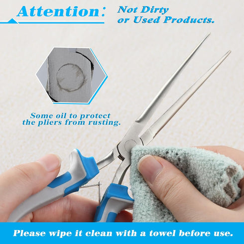 SPEEDWOX Micro Extra Long Needle Nose Pliers Mini Needle Nose Pliers fishing small needle nose pliers for jewelry making mini pliers jewelry makin...