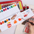 Transon Aritst Paint Palette Box 26 Wells for Watercolor, Gouache, Acrylic and Oil Paint with 1 Paint Brush...