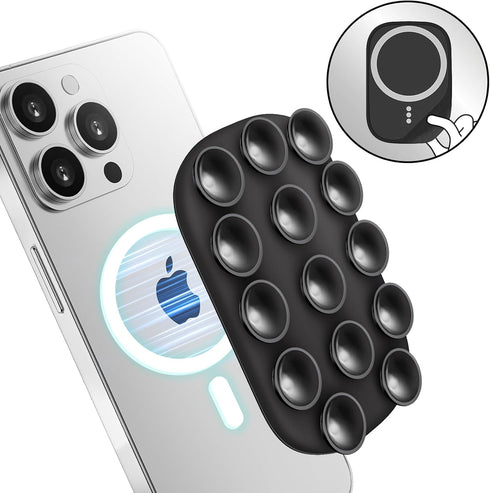 Magnetic Suction Phone Holder for MagSafe, Anti-Slip Hands-Free Phone Holder, Compatible with iPhone MagSafe Phone Case, Perfect for TikTok Videos...